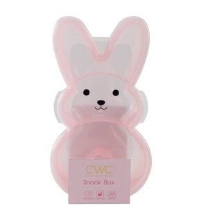 NWT Cook With Color Bunny Snack Box Container